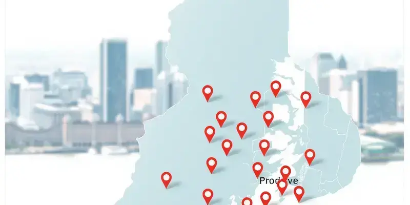 Sherman's Garage Pee Wee service area map